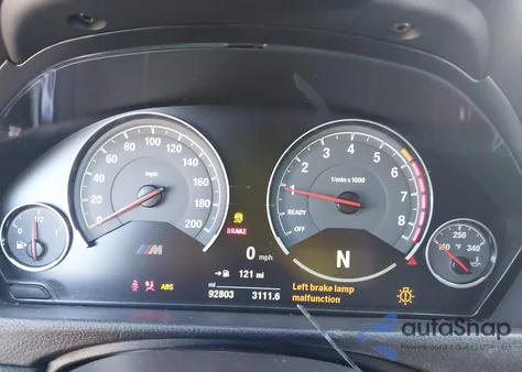 2017 BMW M3 from USA, damaged, VIN WBS8M9C50H5G42313